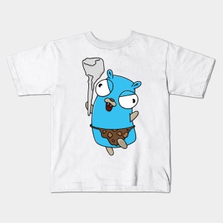 Caveman Gopher Kids T-Shirt